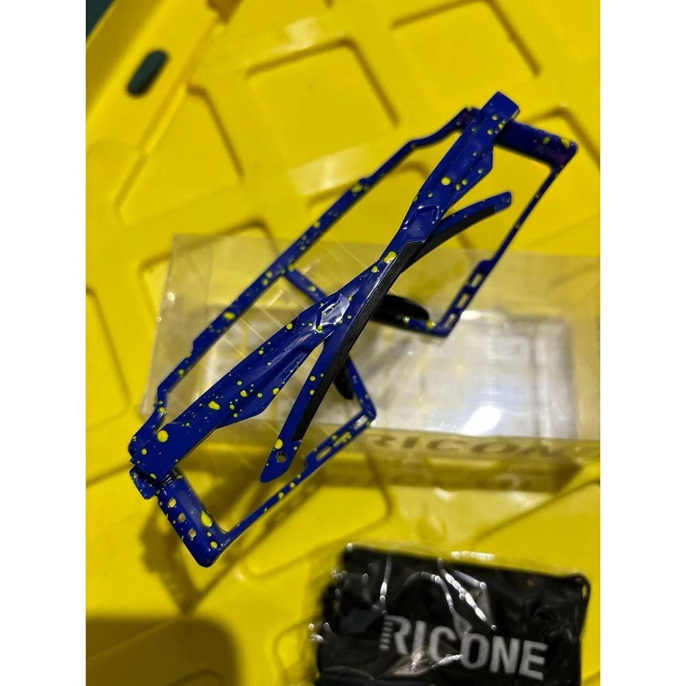 NEW Ricone Adult‎ Photochromic Cycling Motorcycle Glasses Goggles, Black/Blue